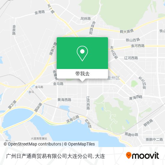 广州日产通商贸易有限公司大连分公司地图