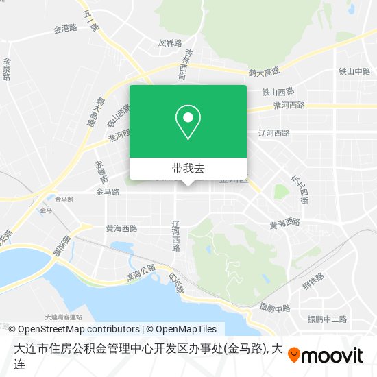 大连市住房公积金管理中心开发区办事处(金马路)地图