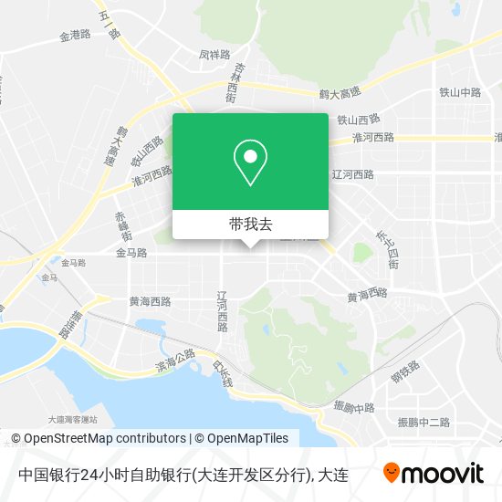 中国银行24小时自助银行(大连开发区分行)地图