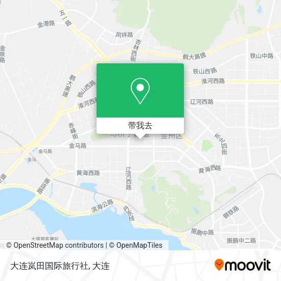 大连岚田国际旅行社地图