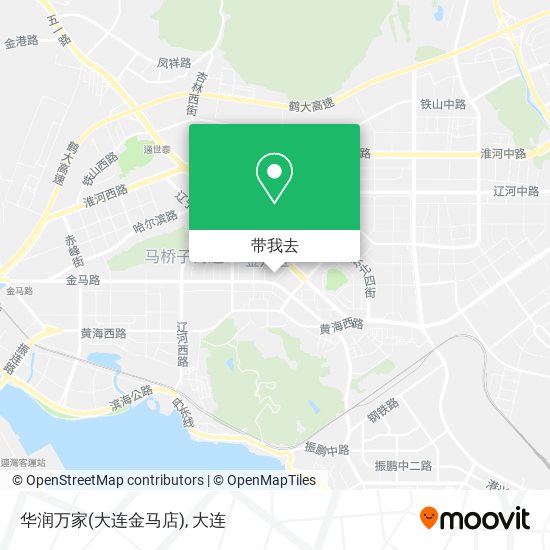 华润万家(大连金马店)地图