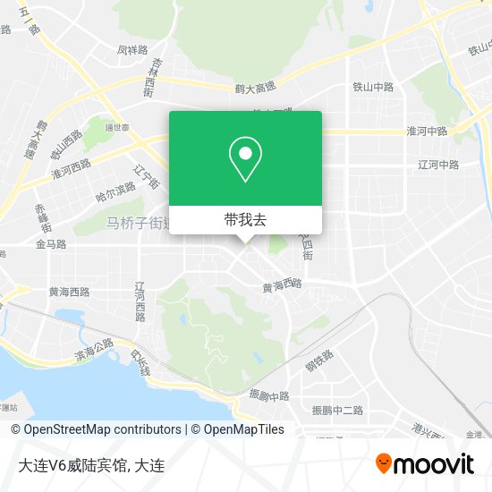 大连V6威陆宾馆地图
