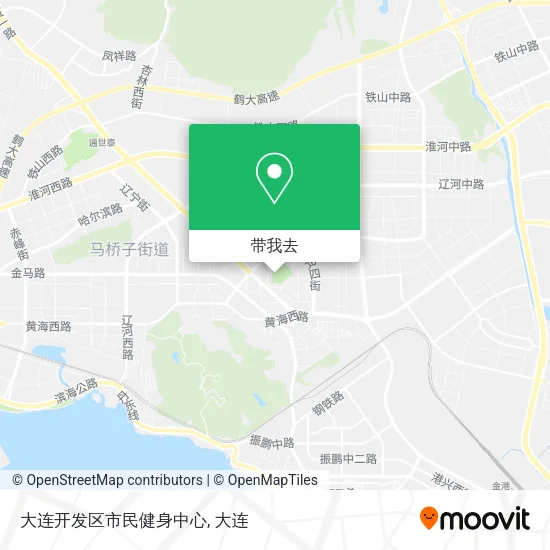 大连开发区市民健身中心地图