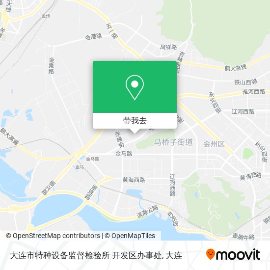 大连市特种设备监督检验所 开发区办事处地图