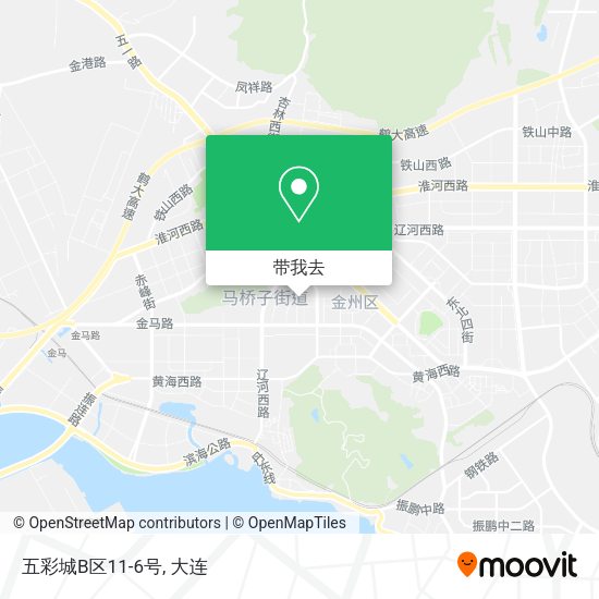 五彩城B区11-6号地图