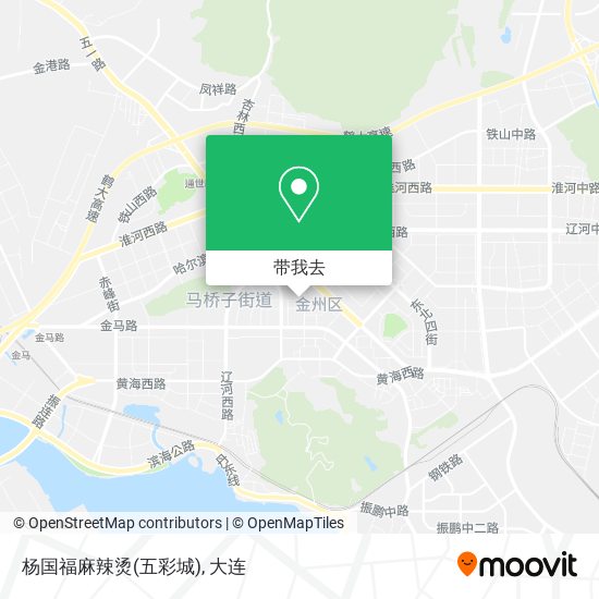 杨国福麻辣烫(五彩城)地图