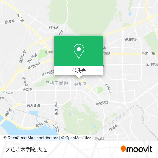 大连艺术学院地图