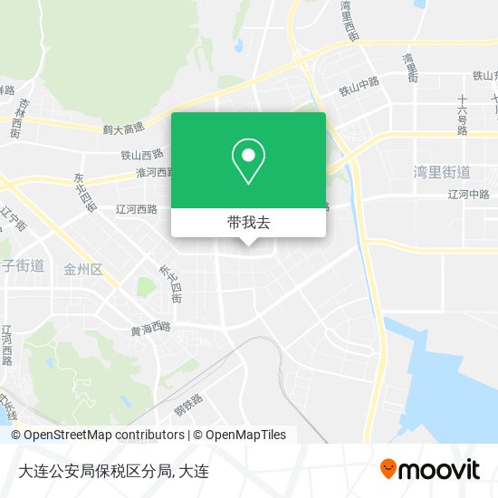 大连公安局保税区分局地图