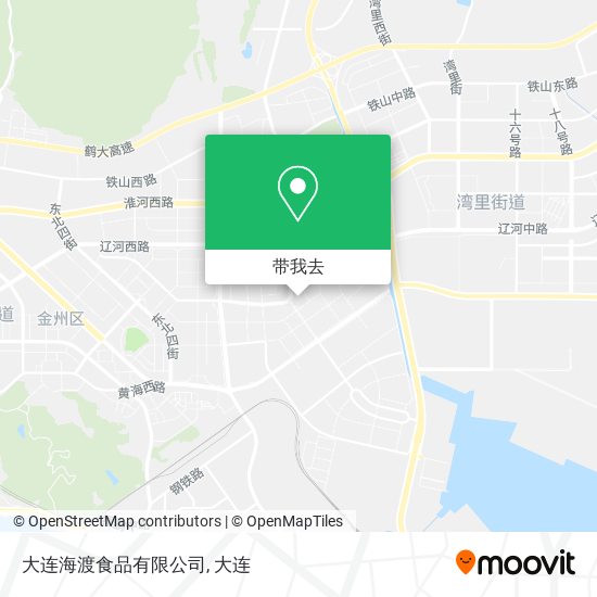 大连海渡食品有限公司地图