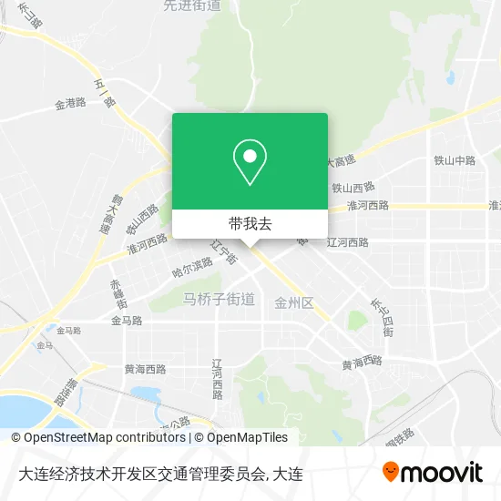 大连经济技术开发区交通管理委员会地图
