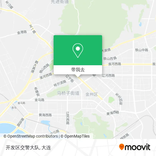 开发区交警大队地图