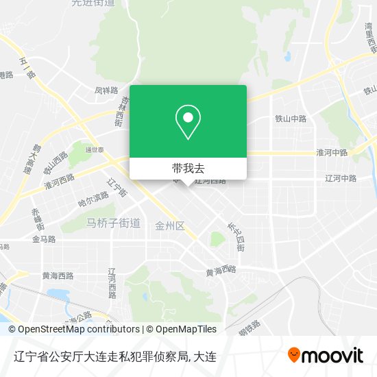 辽宁省公安厅大连走私犯罪侦察局地图