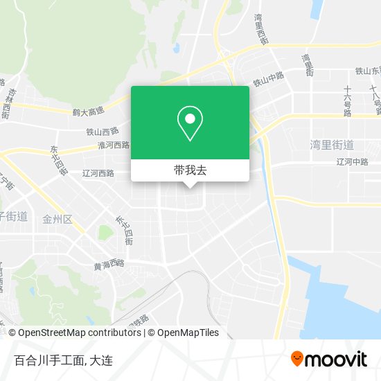 百合川手工面地图