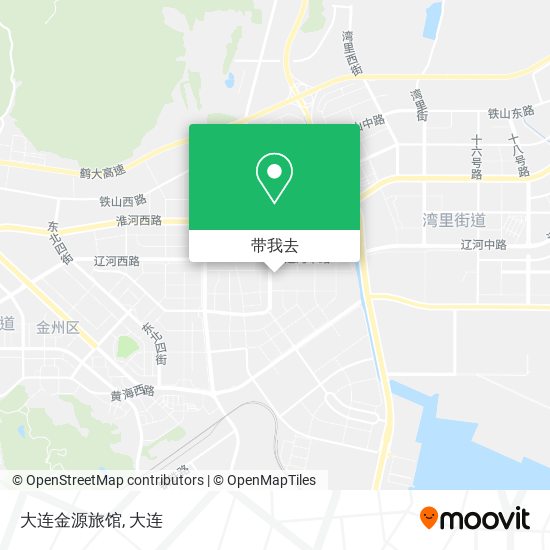 大连金源旅馆地图