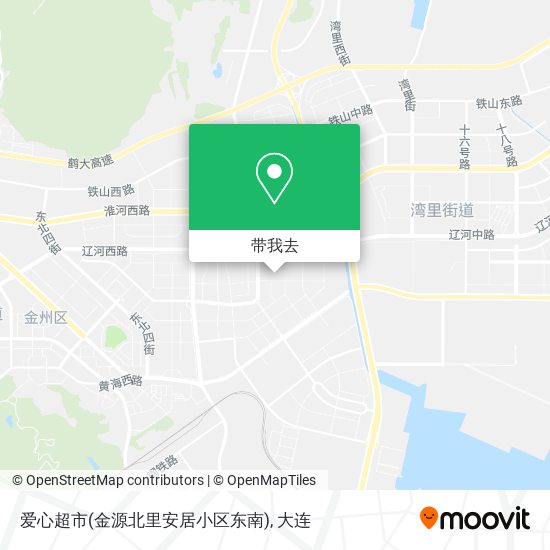 爱心超市(金源北里安居小区东南)地图