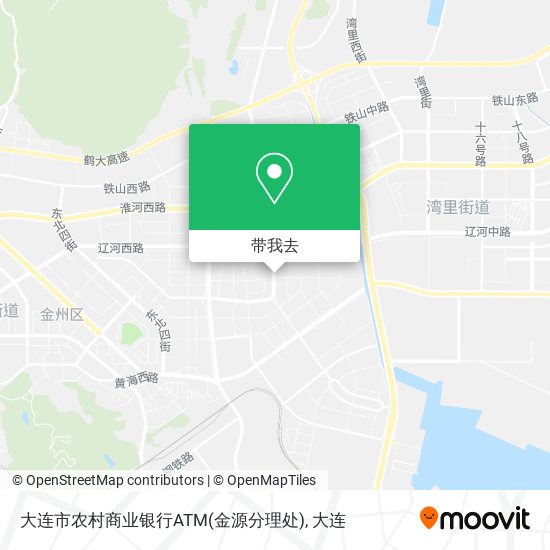 大连市农村商业银行ATM(金源分理处)地图