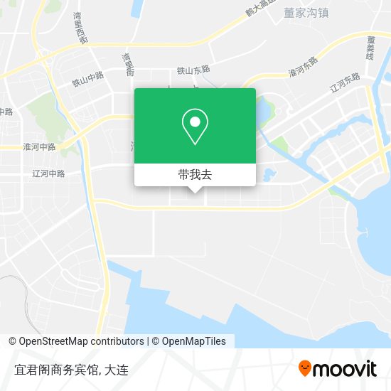 宜君阁商务宾馆地图