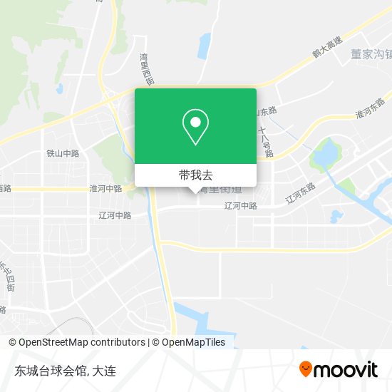 东城台球会馆地图