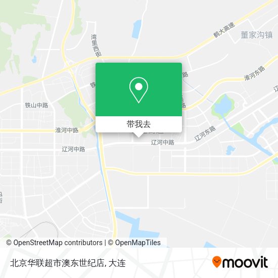 北京华联超市澳东世纪店地图