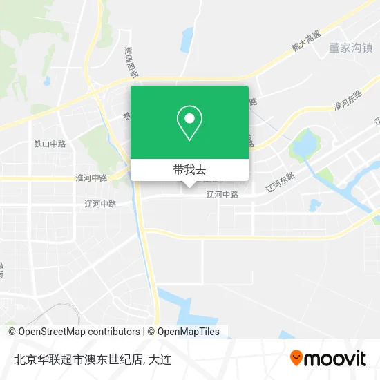 北京华联超市澳东世纪店地图
