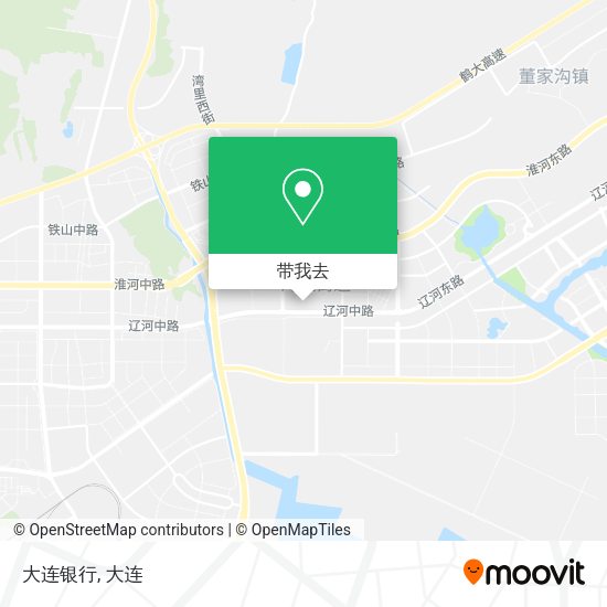 大连银行地图