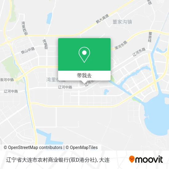辽宁省大连市农村商业银行(双D港分社)地图