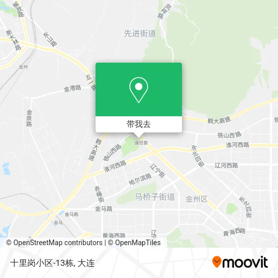 十里岗小区-13栋地图