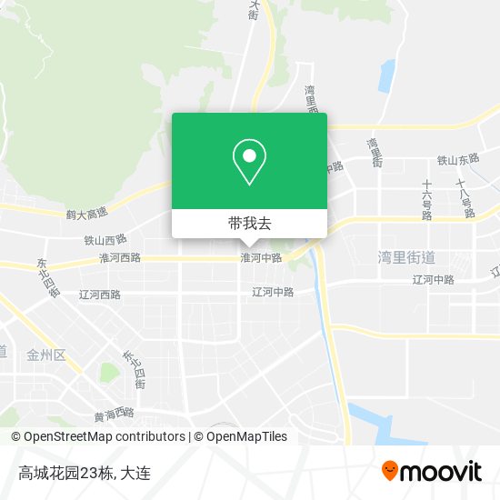 高城花园23栋地图