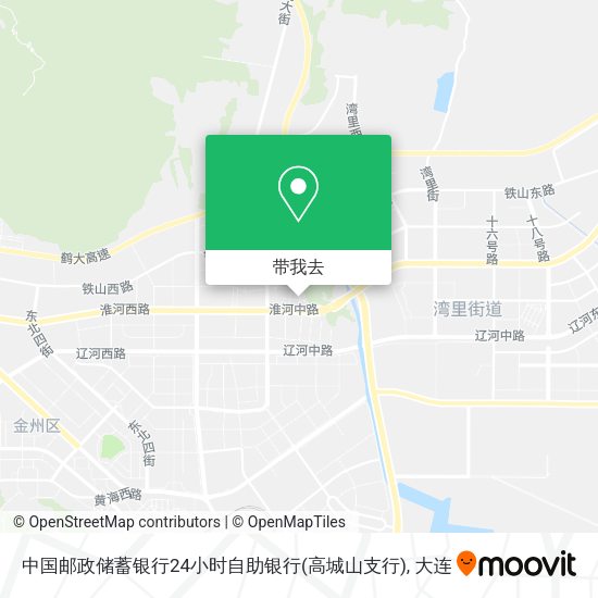 中国邮政储蓄银行24小时自助银行(高城山支行)地图