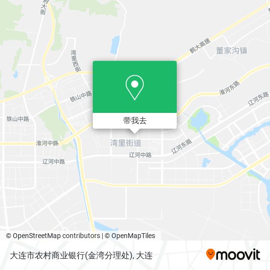 大连市农村商业银行(金湾分理处)地图