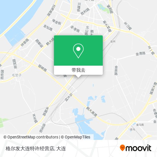 格尔发大连特许经营店地图