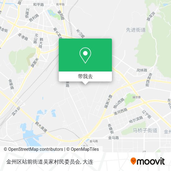 金州区站前街道吴家村民委员会地图