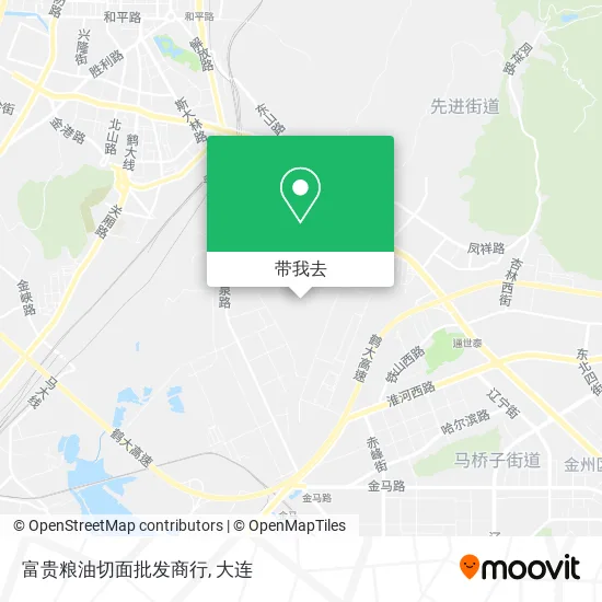 富贵粮油切面批发商行地图