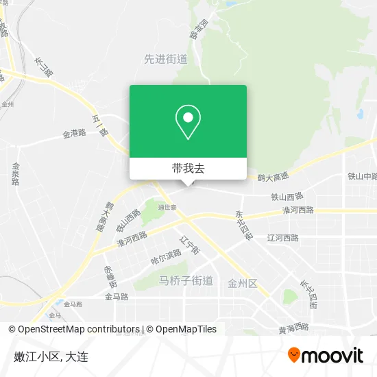 嫩江小区地图