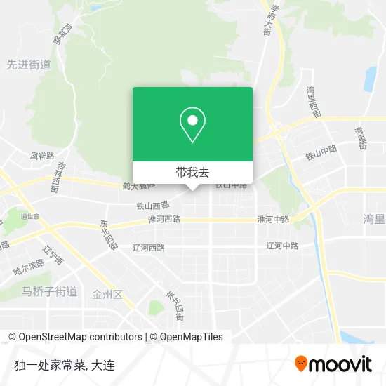 独一处家常菜地图