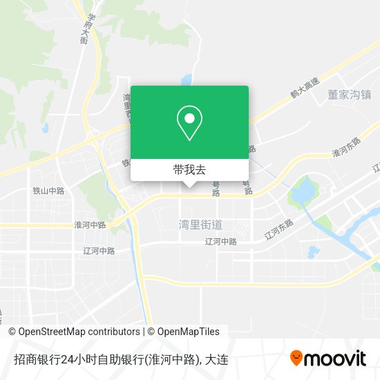 招商银行24小时自助银行(淮河中路)地图