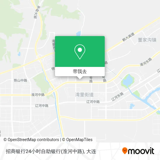 招商银行24小时自助银行(淮河中路)地图