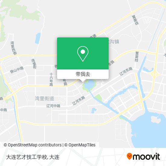 大连艺才技工学校地图