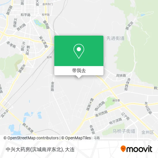 中兴大药房(滨城南岸东北)地图