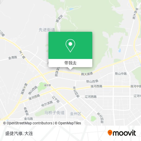 盛捷汽修地图