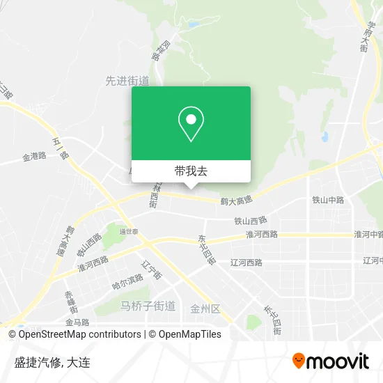 盛捷汽修地图