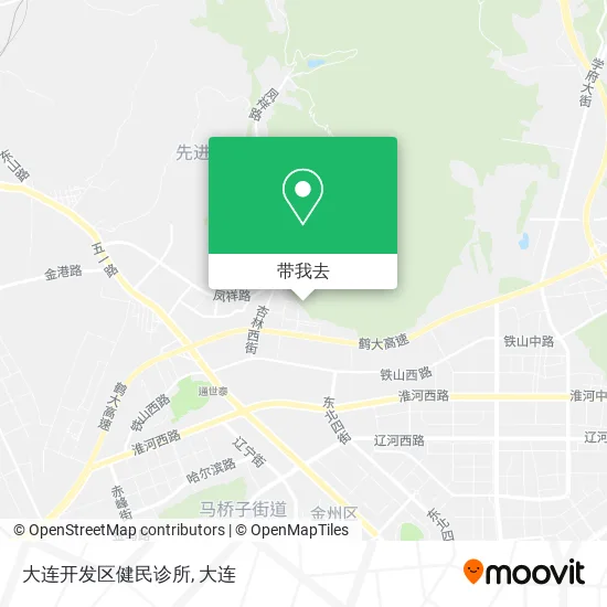 大连开发区健民诊所地图