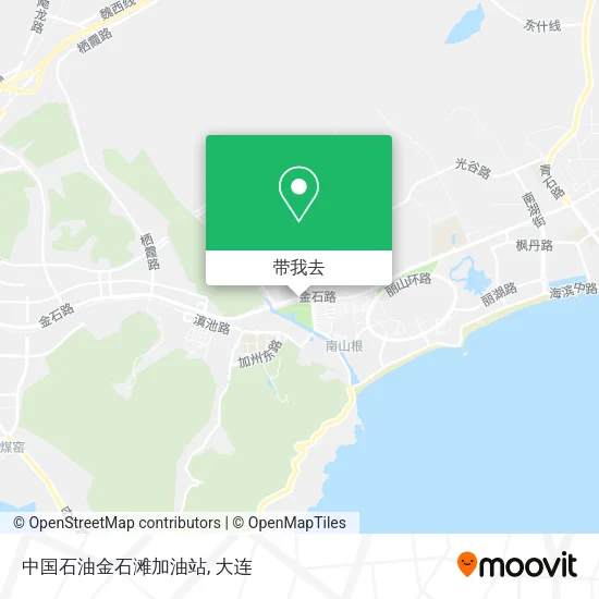 中国石油金石滩加油站地图