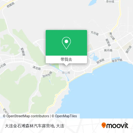 大连金石滩森林汽车露营地地图