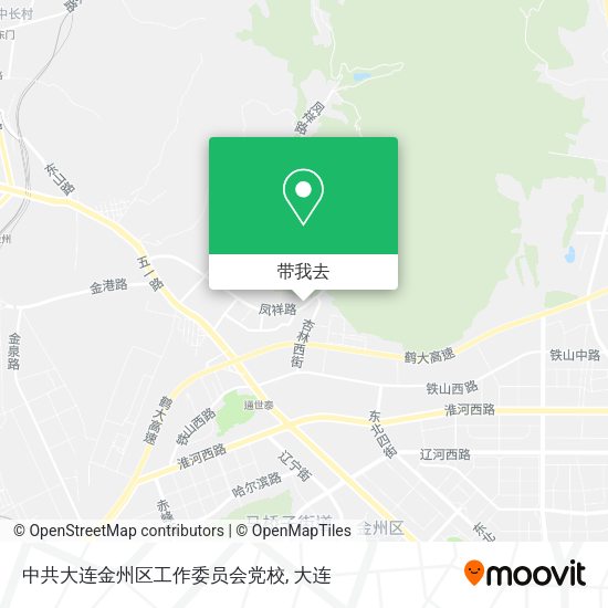 中共大连金州区工作委员会党校地图