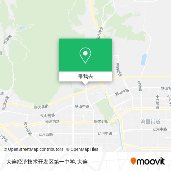 大连经济技术开发区第一中学地图