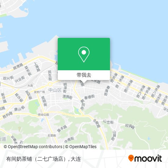 有间奶茶铺（二七广场店）地图