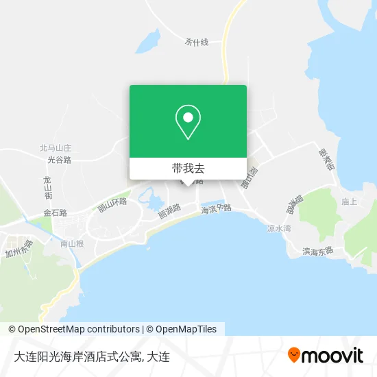 大连阳光海岸酒店式公寓地图