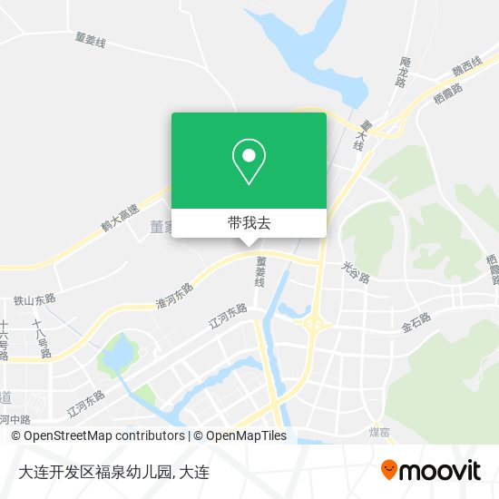 大连开发区福泉幼儿园地图