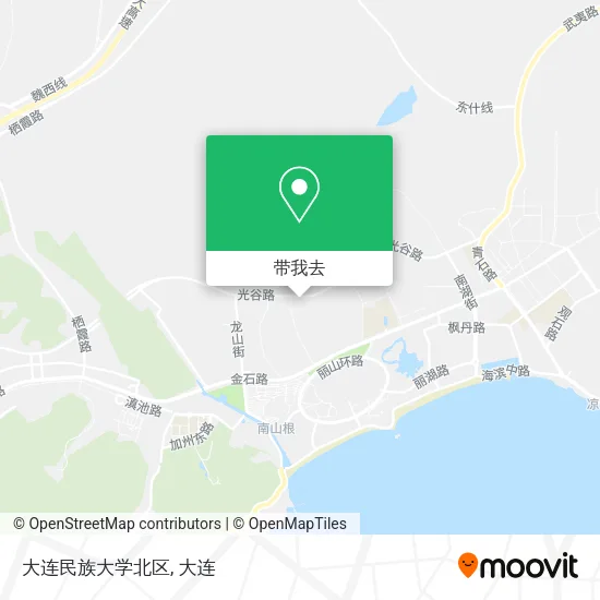 大连民族大学北区地图